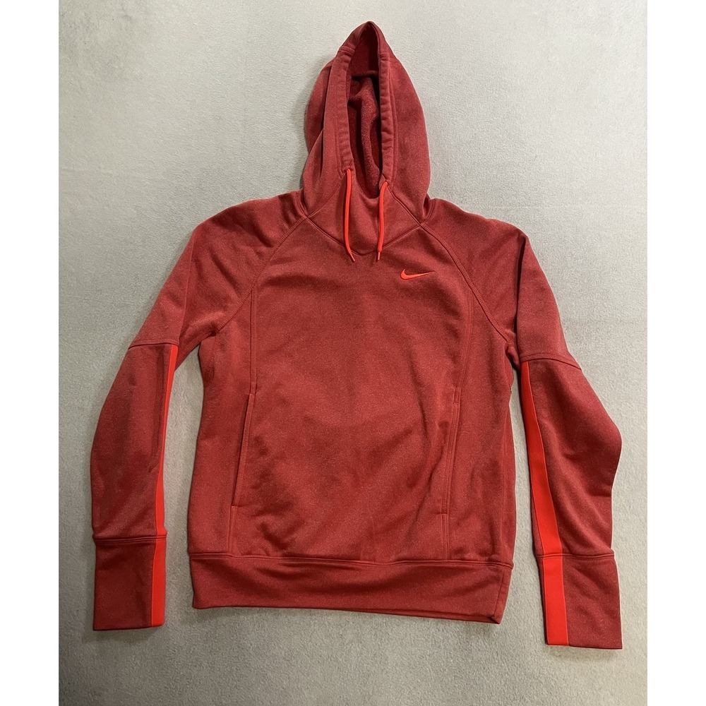 Nike Dri-fit Hoodie Women's Size Medium Pink Hearher Pullover 707348-658